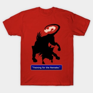 Training for the Remake- Red XIII T-Shirt